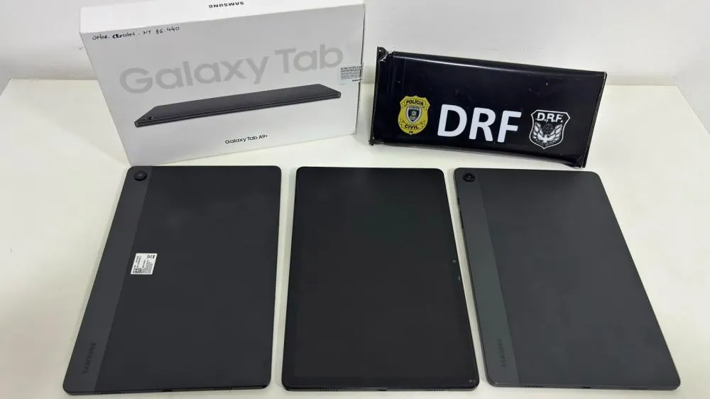 Delegacia de Roubos e Furtos recupera tablets furtados de escola municipal em Patos