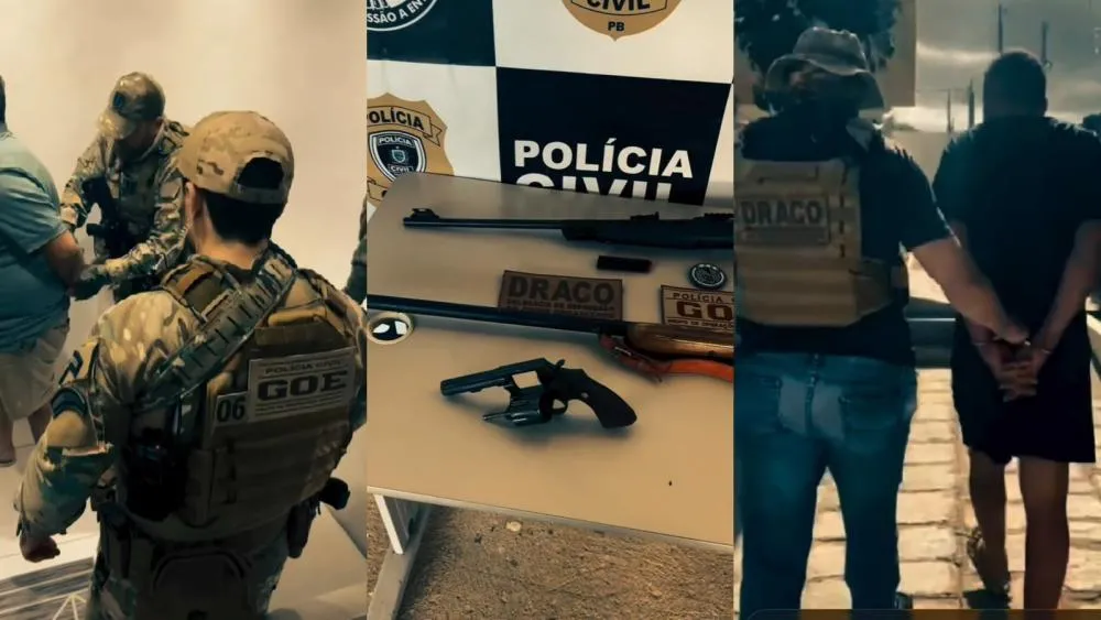 DRACO deflagra operação em Patos e retira armas de fogo de circulação