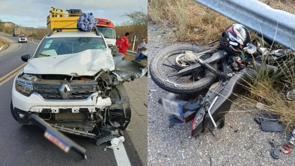 Motociclista morre após colisão frontal na BR-230, em Junco do Seridó