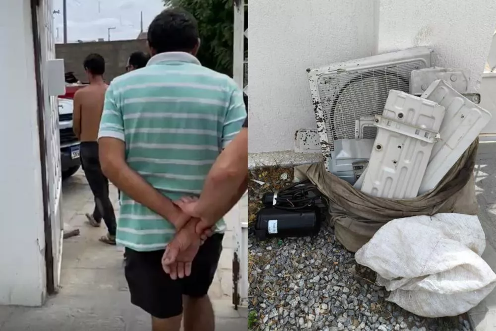 DRF prende dois suspeitos por furto e receptação de aparelhos de ar-condicionado em unidades de saúde de Patos