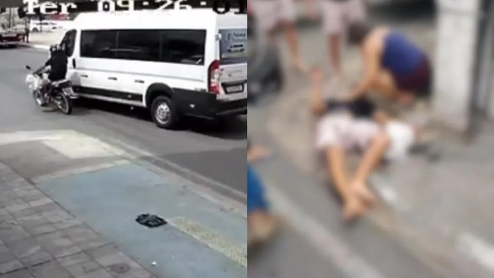 Motociclista fica gravemente ferido após colisão com van no bairro do Jatobá, em Patos