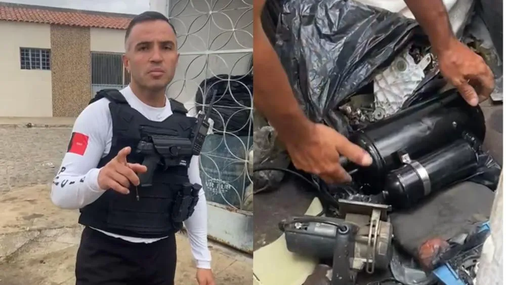Policial militar identifica autor e receptador de furtos em UBSs e dupla é presa em Patos