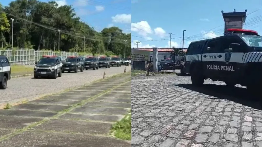 Lideranças criminosas são transferidas da PB1/PB2, na Paraíba, para presídios federais