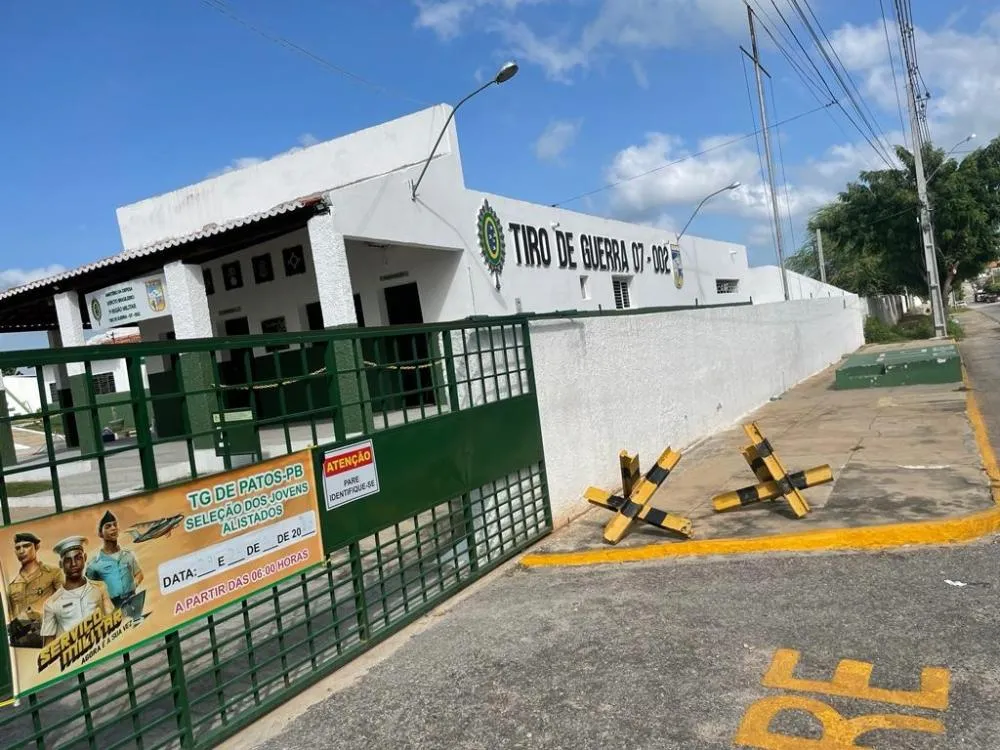  Tiro de Guerra de Patos convoca jovens para Seleção Complementar nos dias 3 e 4 de fevereiro