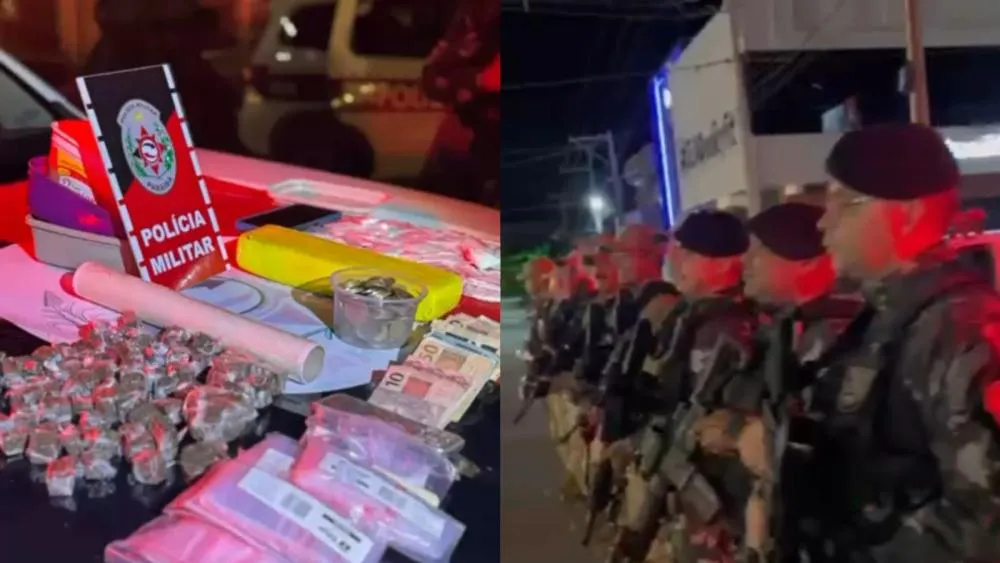 Polícia Militar prende suspeito e apreende mais de 1 kg de drogas e mais de R$ 3 mil durante ação em São Bento