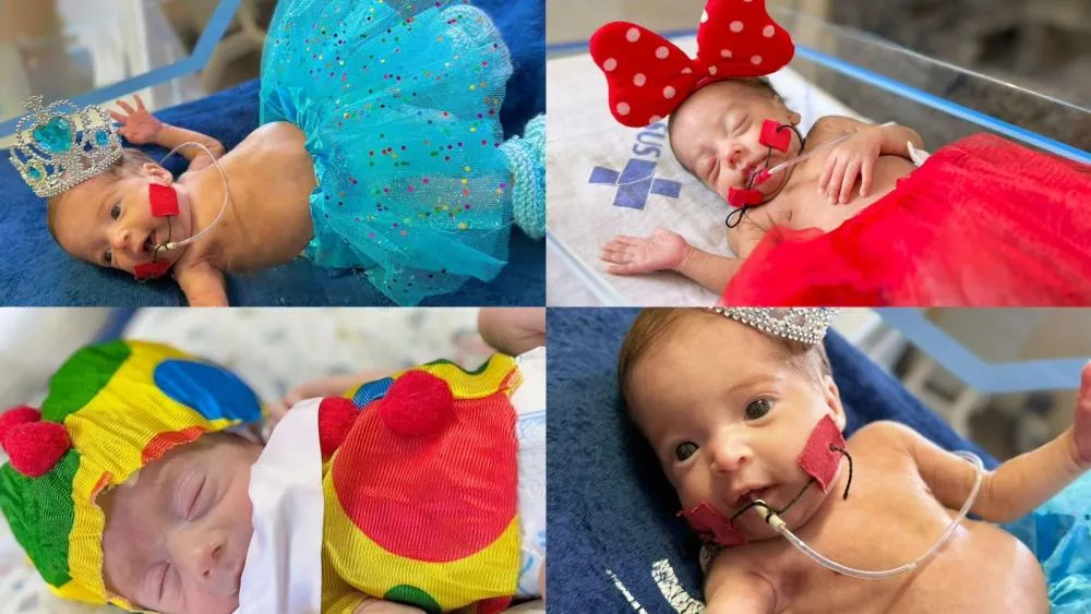 Em Patos, Maternidade Dr. Peregrino Filho realiza ensaio fotográfico de Carnaval com recém-nascidos e emociona familiares 