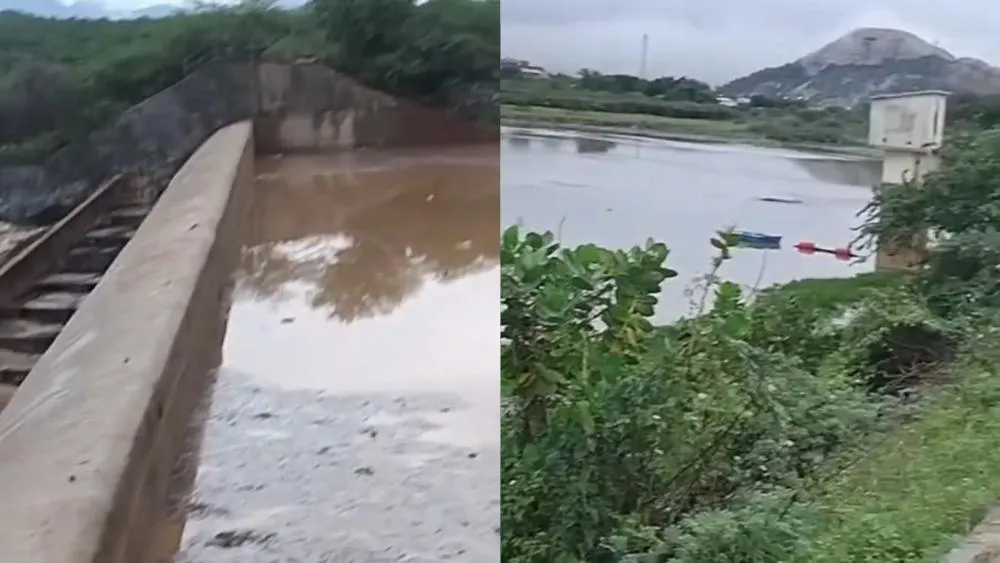 Após chuvas, Barragem da Farinha amanhece com 57,37% e Jatobá volta a ganhar volume com 25,33%