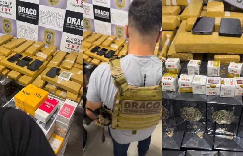 DRACO apreende cerca de 100 kg de drogas e produtos contrabandeados durante ação em Campina Grande