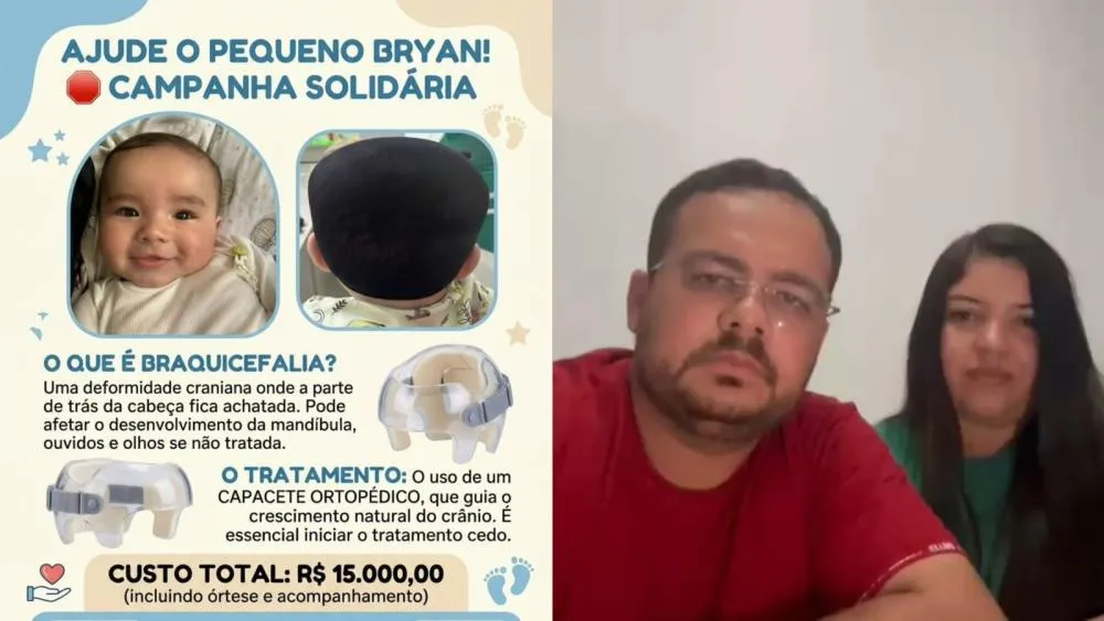 Em Patos, família lança campanha para custear tratamento do filho de 6 meses