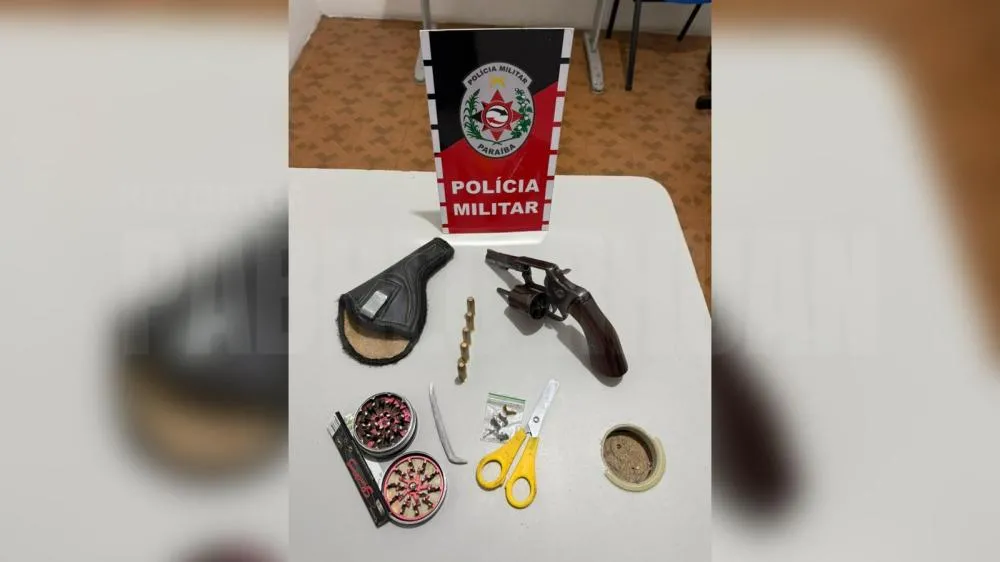 Homem é preso com revólver e drogas durante patrulhamento da ROTAM em Patos