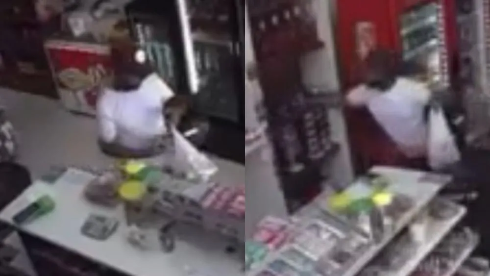 Estabelecimento é alvo de furto no bairro Jatobá, em Patos; suspeito foi flagrado por câmeras