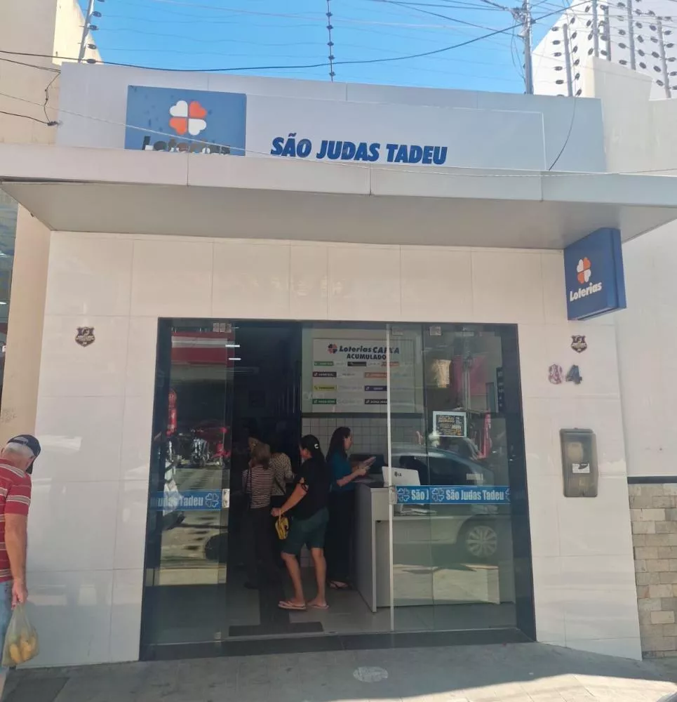 Bolão da Quina fatura R$ 55 mil na Lotérica São Judas Tadeu, em Patos