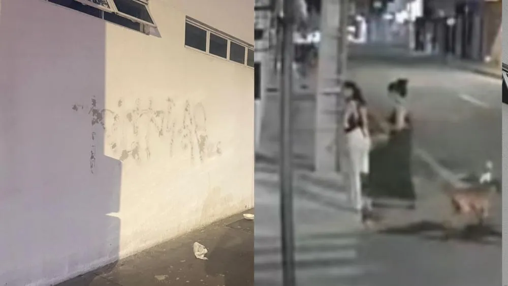 Pichação no Teatro Municipal é apagada e Procuradoria de Patos prepara representação criminal