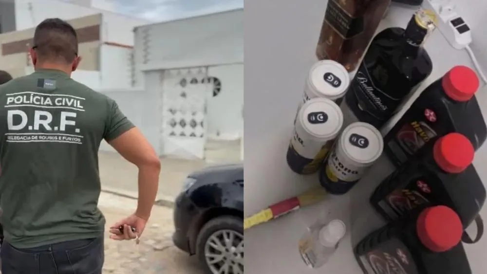DRF prende em flagrante homem acusado de furtar bebidas e produtos no Atacadão, em Patos