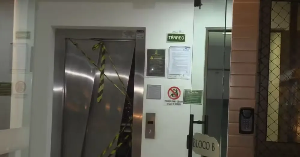 Elevador despenca do 3º andar em condomínio de luxo e deixa três feridos em João Pessoa