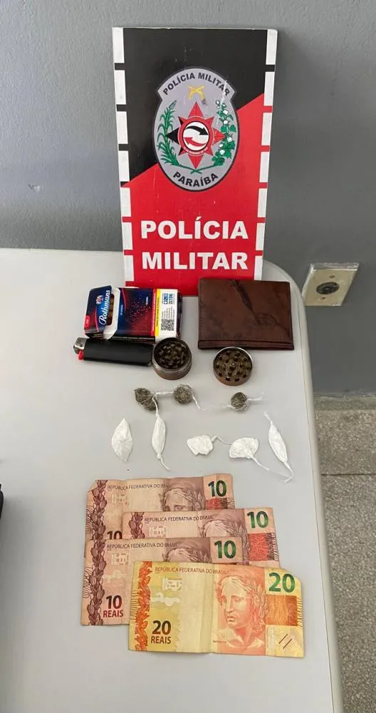 Polícia Militar apreende adolescente suspeito de comercializar entorpecentes em Maturéia
