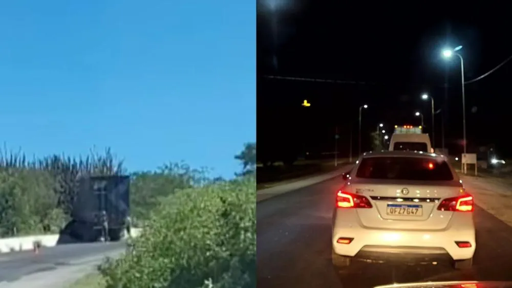 Colisão entre carreta e caminhão deixa um ferido e provoca congestionamento na BR-230, no Sertão da PB