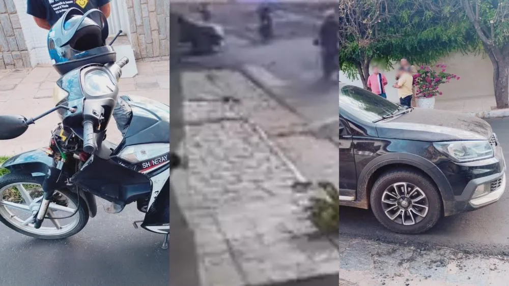 Acidente no cruzamento das ruas Enaldo Torres e José Genuíno, em Patos, deixa um ferido