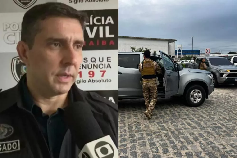 Delegado e agentes da Polícia Civil são presos em operação contra o tráfico de drogas na Paraíba